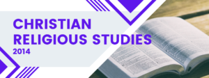 Christian Religious Studies - 2014